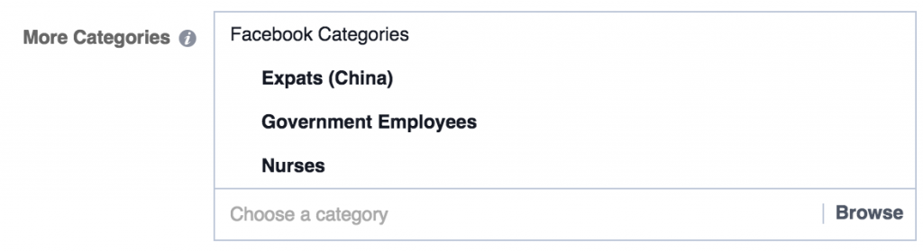 facebook ad targeting nurses government employees