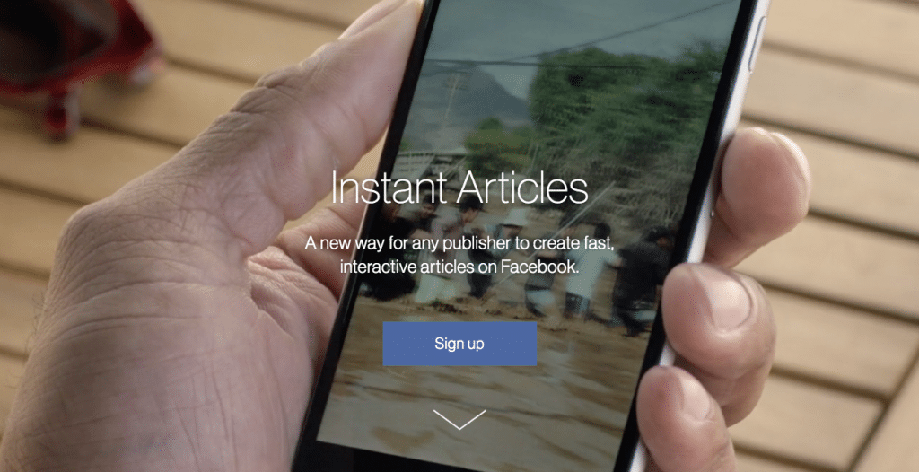 facebook instant articles