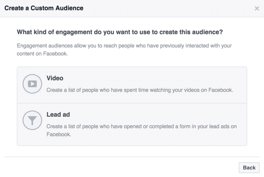 creating-lead-form-remarketing-list-facebook-ads-step-2