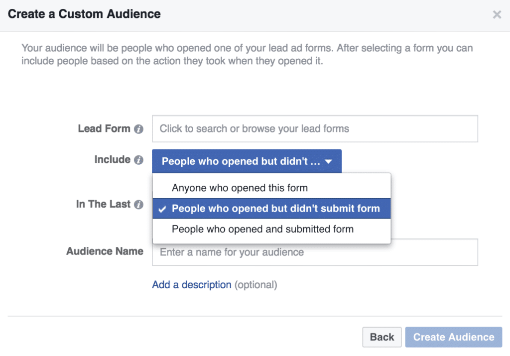 creating-lead-form-remarketing-list-facebook-ads-step-3