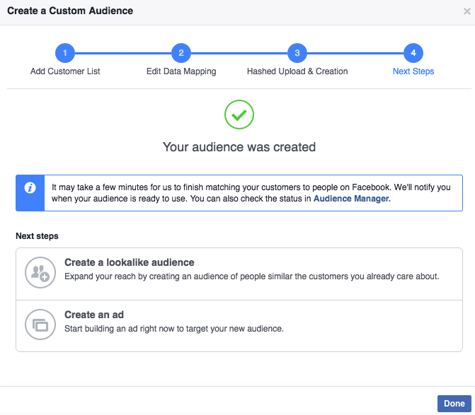 How To Build A Facebook Custom Audience Using Multiple Data Types8