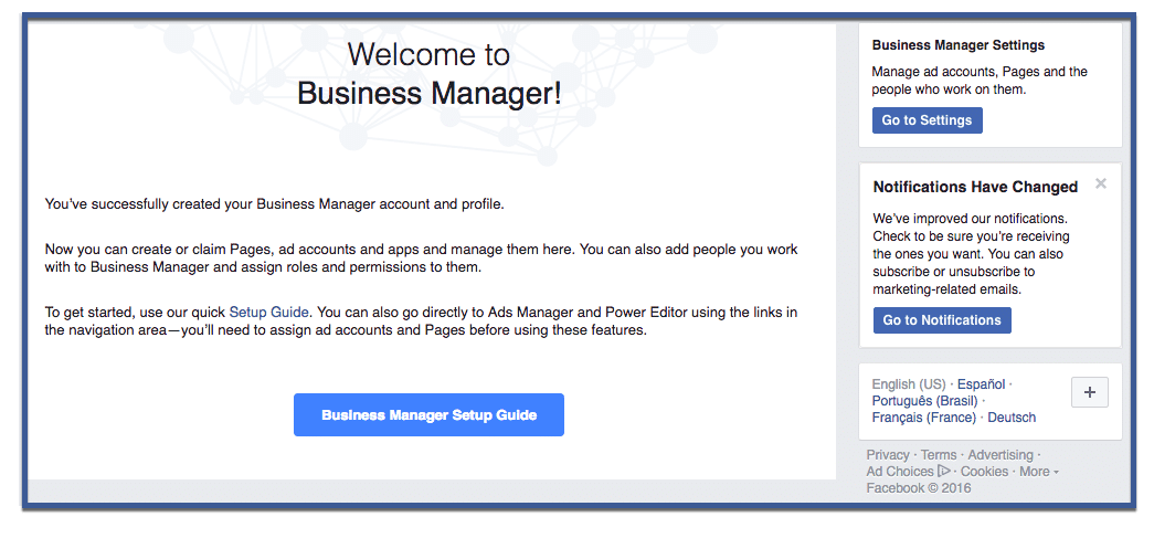 Guide to Setting Up an Business Account