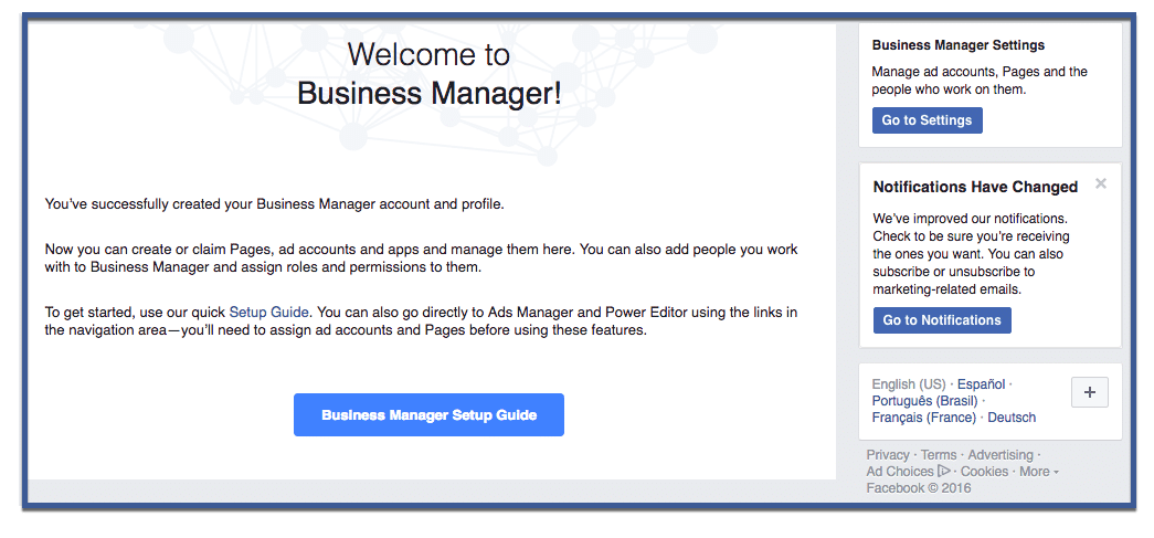 How to Set Up Facebook Business Manager Account