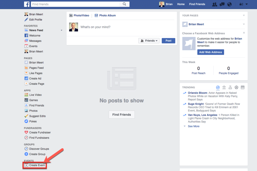 How to create a facebook event advertisemint