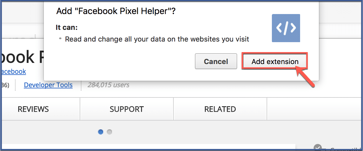 facebook pixel helper chrome