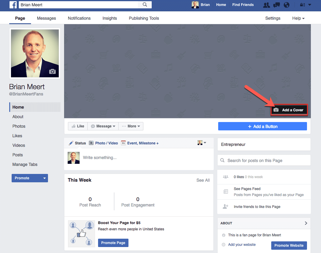 How to Upload a Cover Photo to Your Facebook Fan Page AdvertiseMint