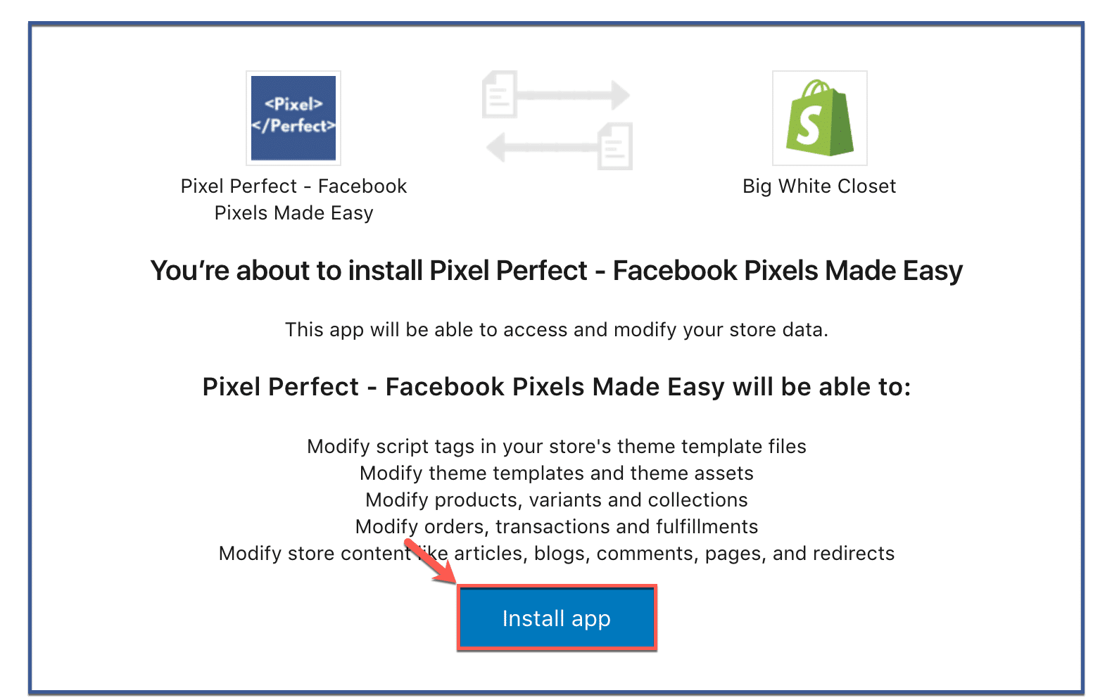 how-to-install-pixel-perfect-to-shopify5