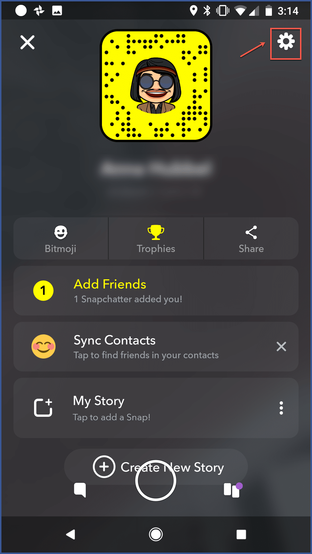 snapchat download my data