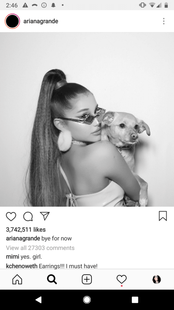 Ariana and Something About Her ad for Glad on insta : r