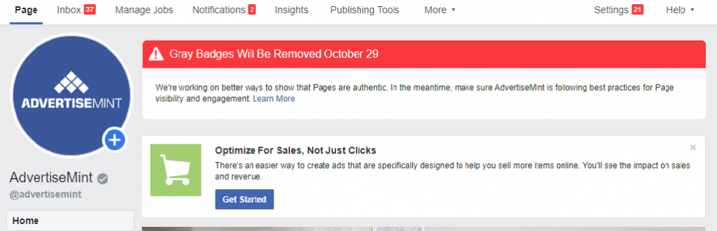 Facebook Page Likes from Verified Badge Accounts