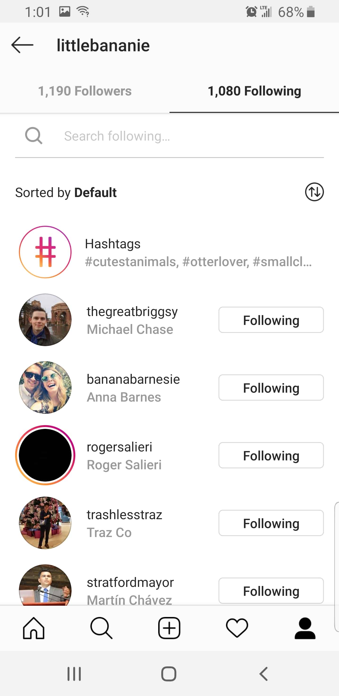 Instagram Share And Following List Order - AdvertiseMint