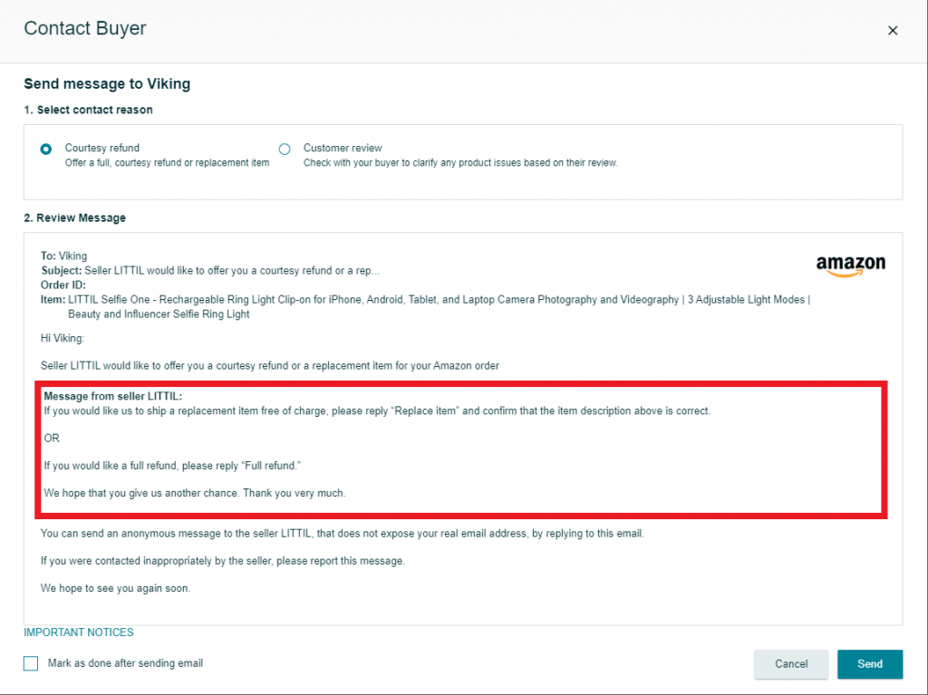Amazon's New Feature Lets You Contact Unhappy Customers with Bad