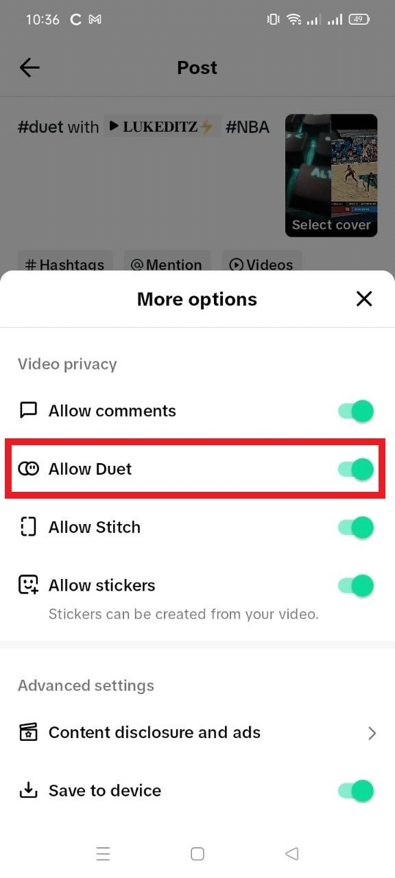 image for how to duet on tiktok 7