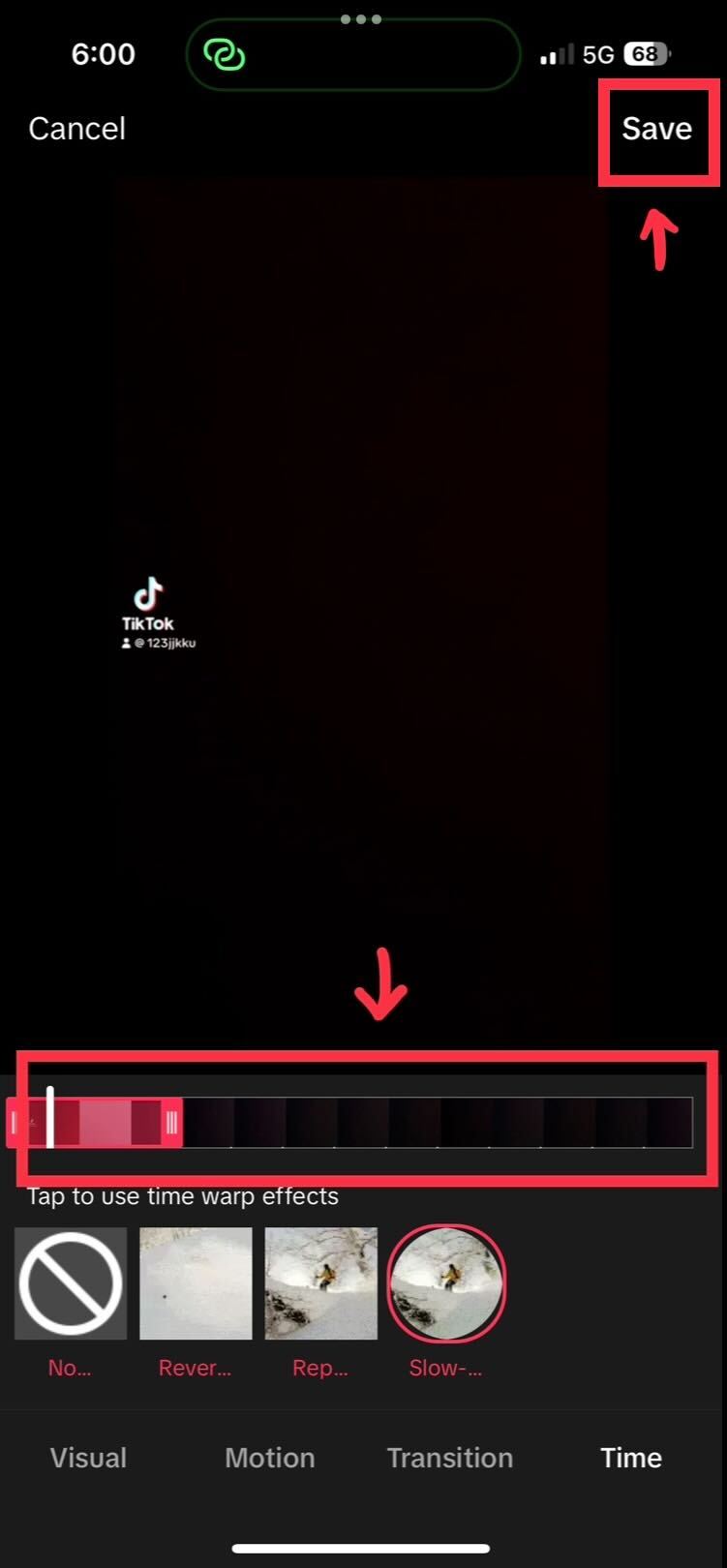 How To Do TikTok Slow Motion Effect 5