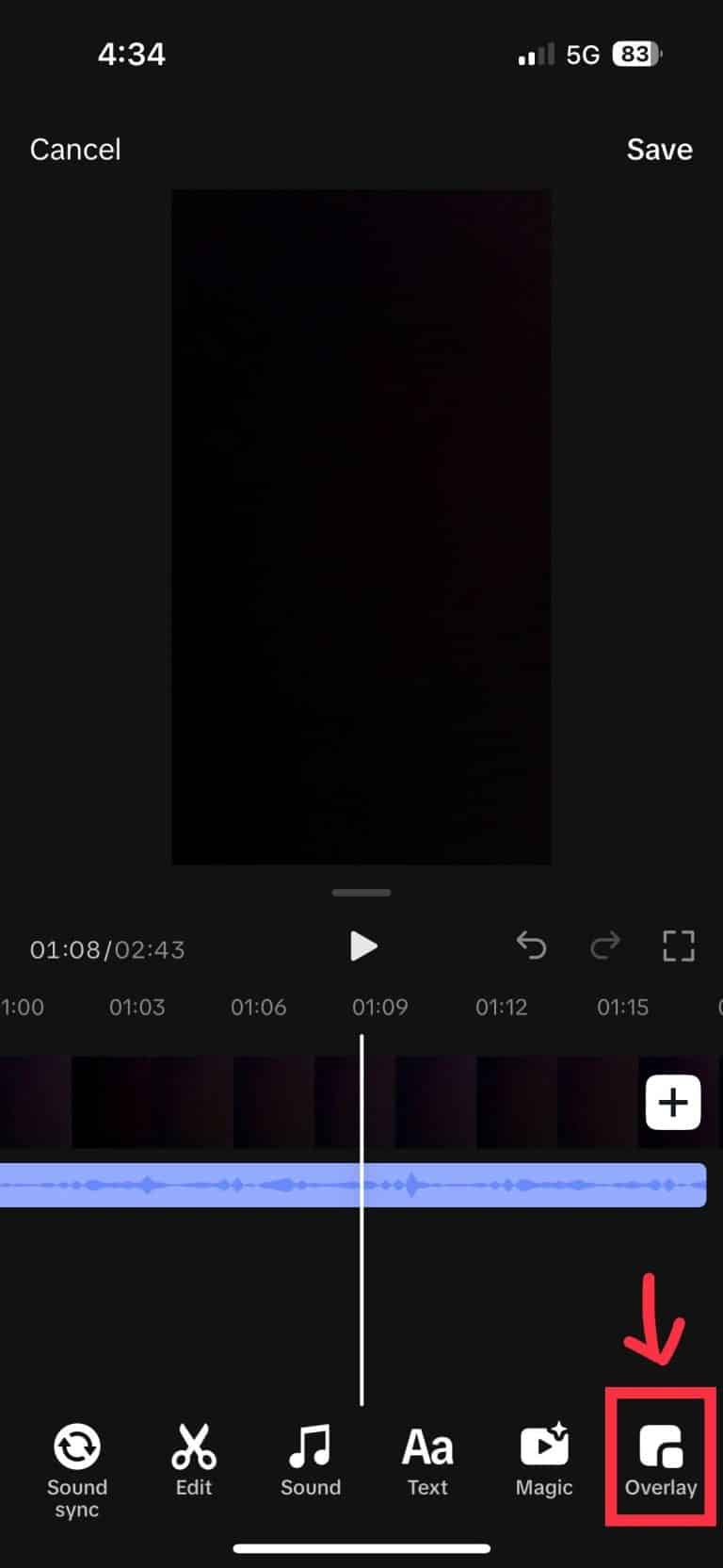 how to add a second sound to a tiktok video