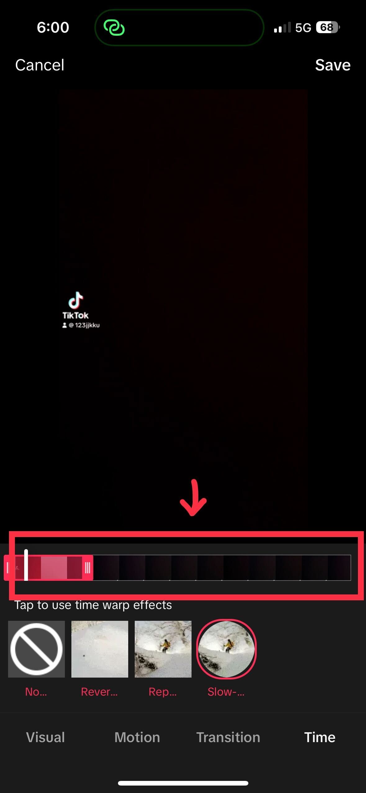 How To Do TikTok Slow Motion Effect 4