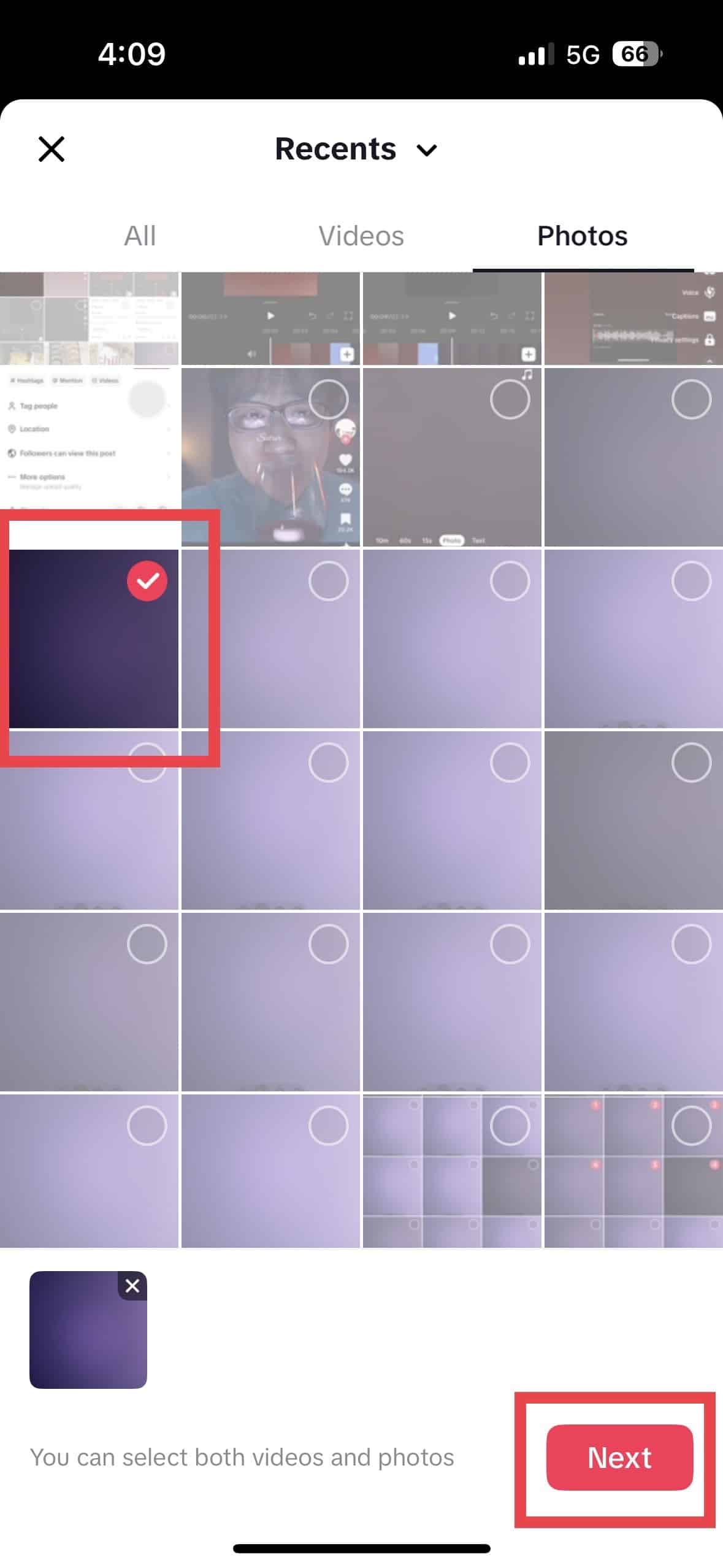 How To Add Photos to TikTok Videos 4