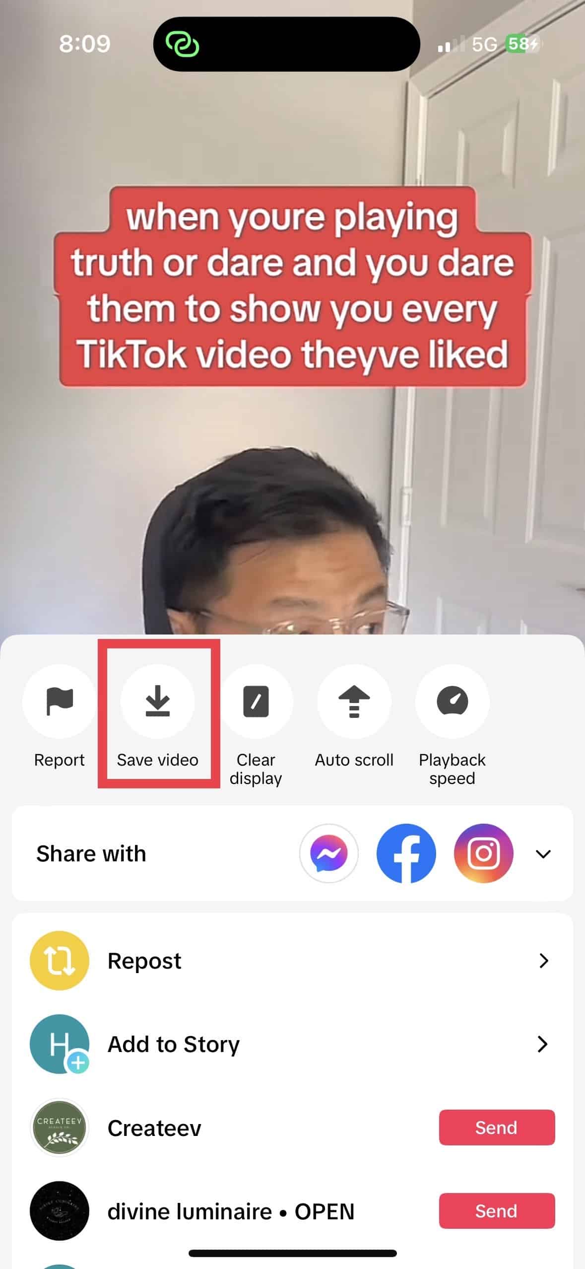 how to share tiktok videos on facebook 7