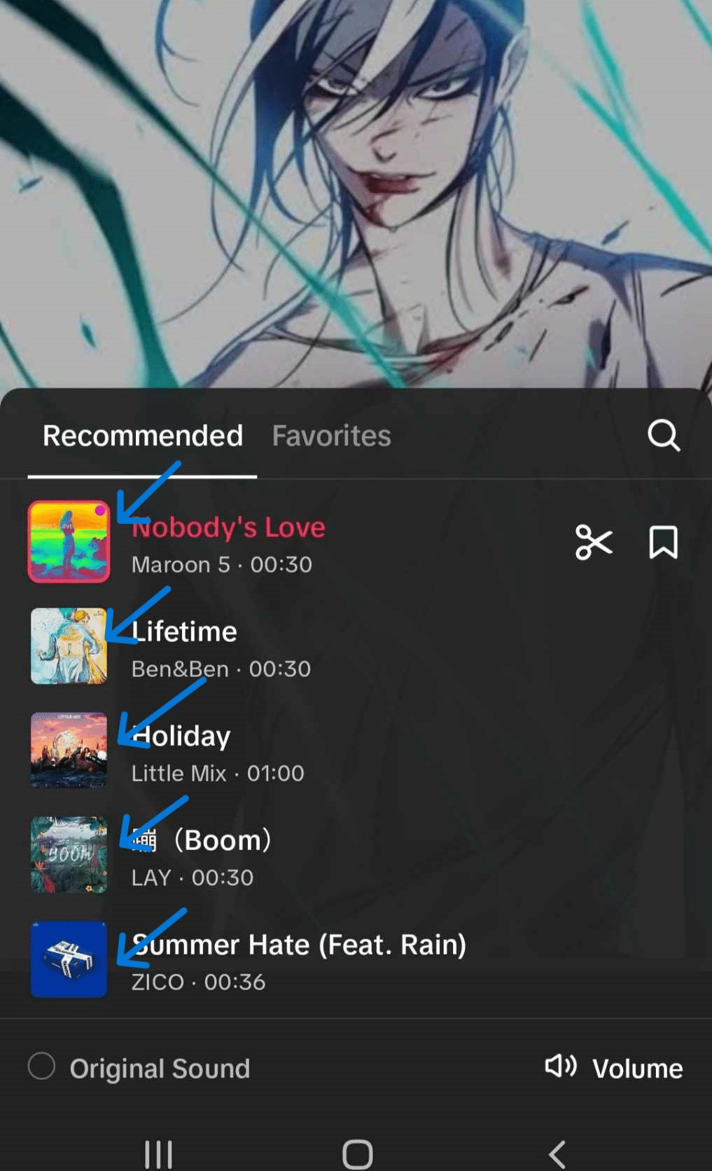 image for how to add music to tiktok 5