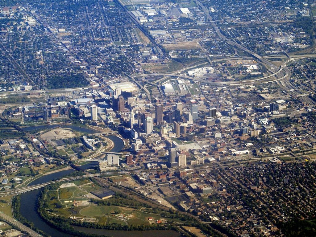 Aerial View of Columbus