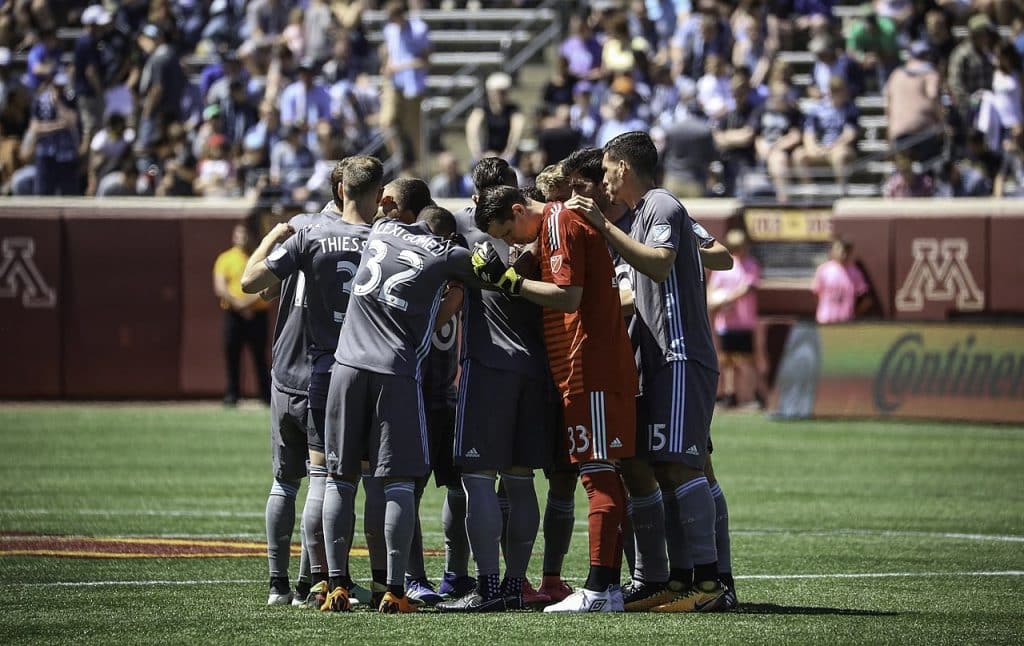 Group picture of Minnesota United FC sports advertising agency