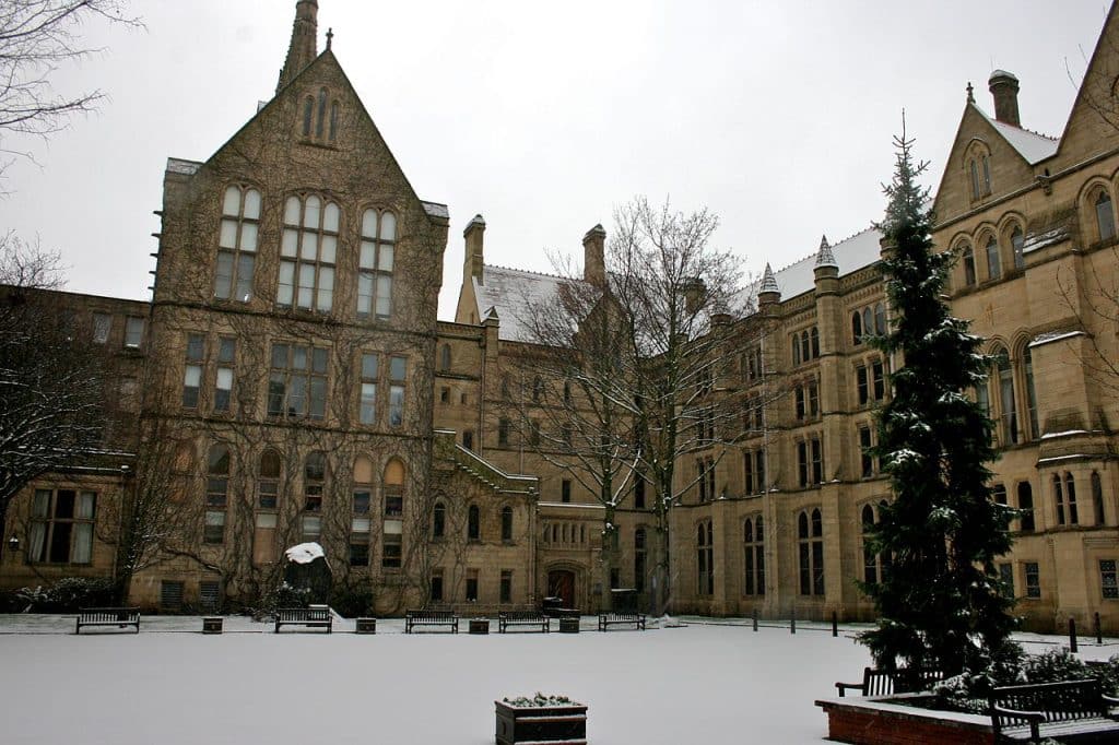 Building of Old Quadrangle at the University of Manchester, Manchester advertising agency