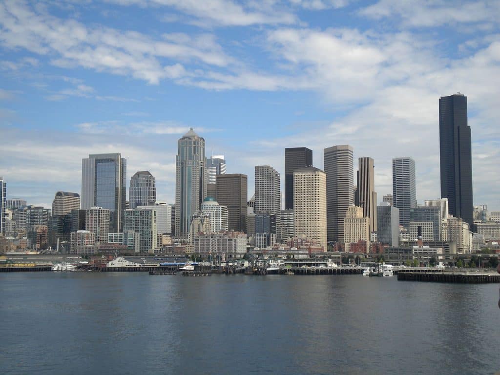 A picture of Downtown Seattle Skyline, Seattle advertising agency