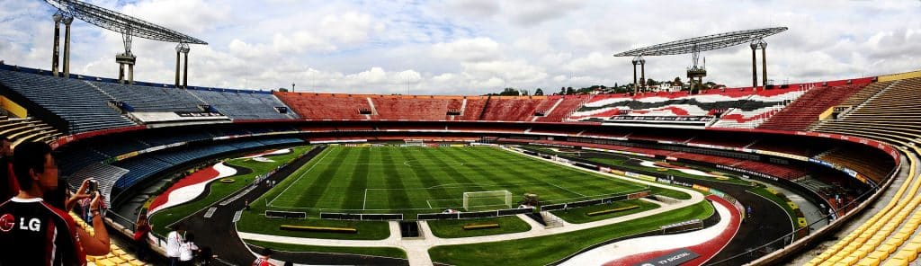 Panoramic view of the São Paulo's stadium, Sao Paulo advertising agency