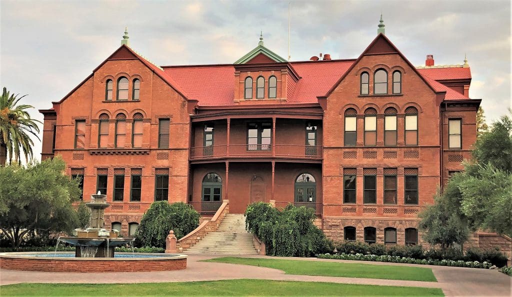 Old Main, the oldest building of Arizona State University, Pheonix advertising agency