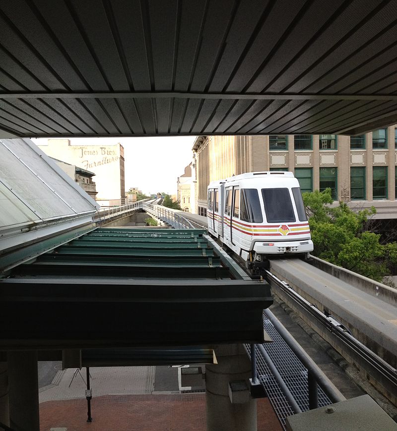 Skyway train in Jacksonville transport advertising agency