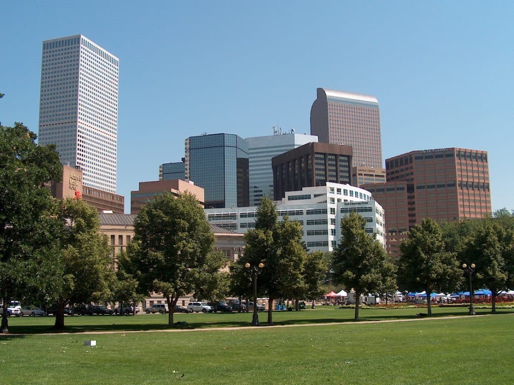 Civic Center Park Downtown Denver hosts Taste of Colorado