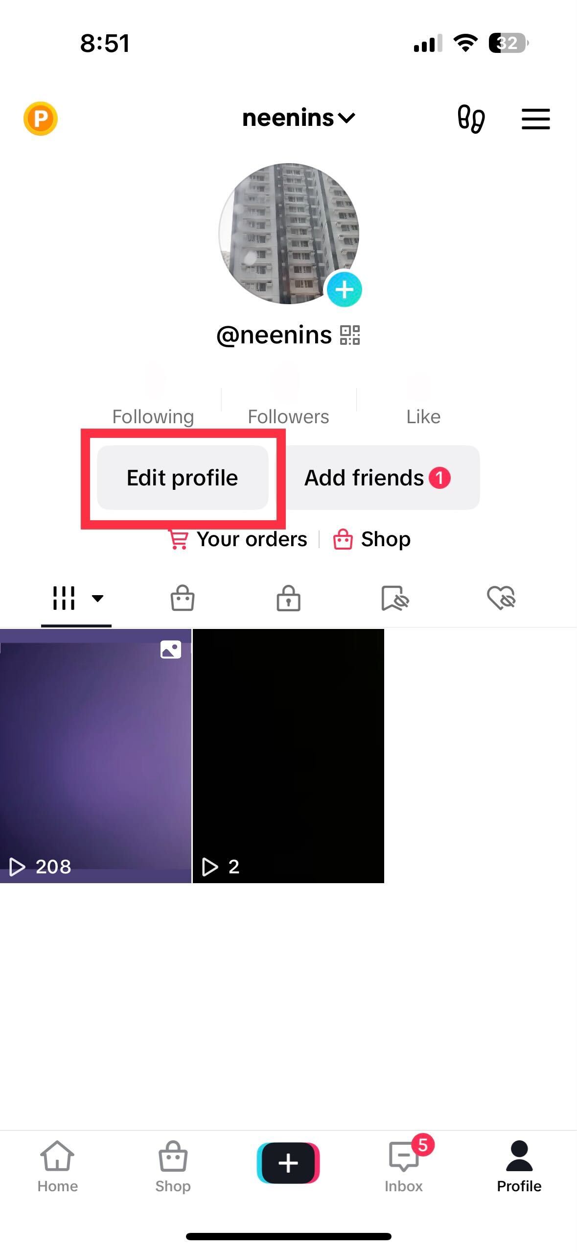 How To Change Your Username on TikTok 2