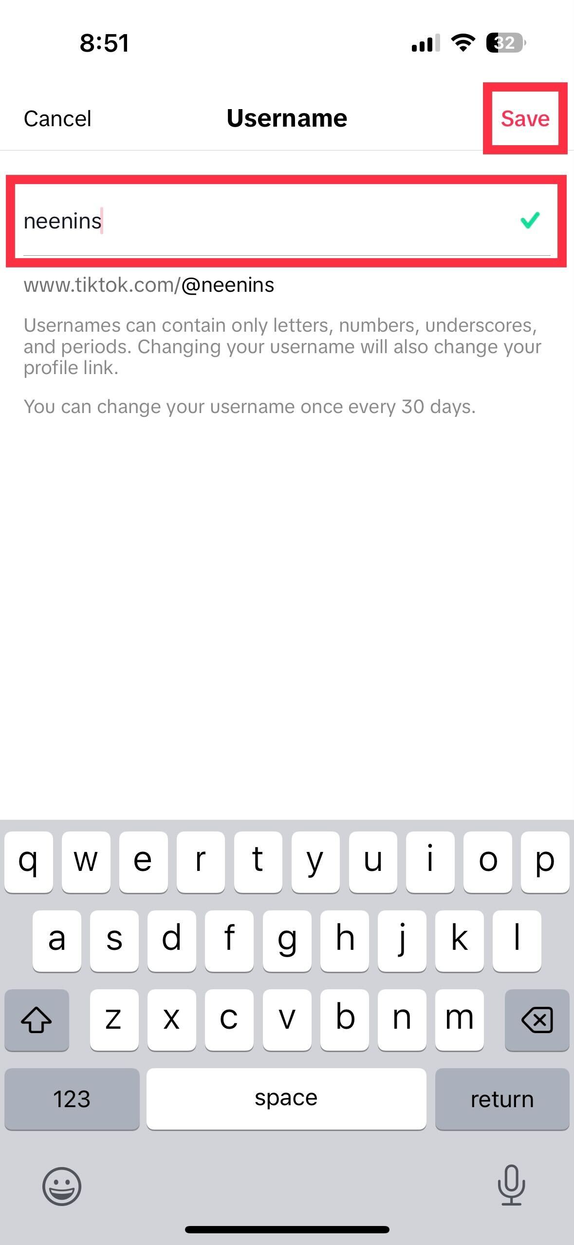 How To Change Your Username on TikTok 4