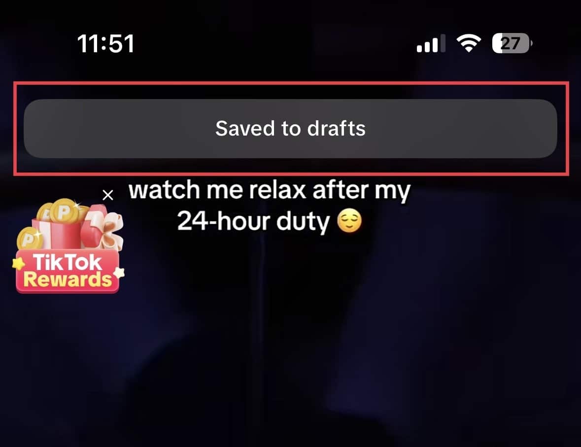 How To Save Drafts On TikTok 7