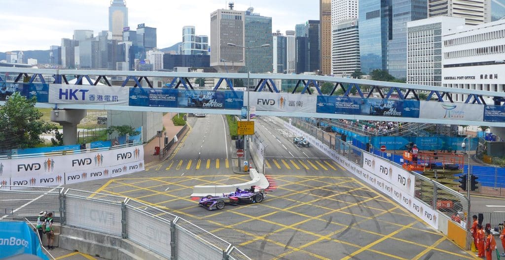 Race at Hong Kong Central Harbourfront Circuit, Hong Kong sports advertising agency
