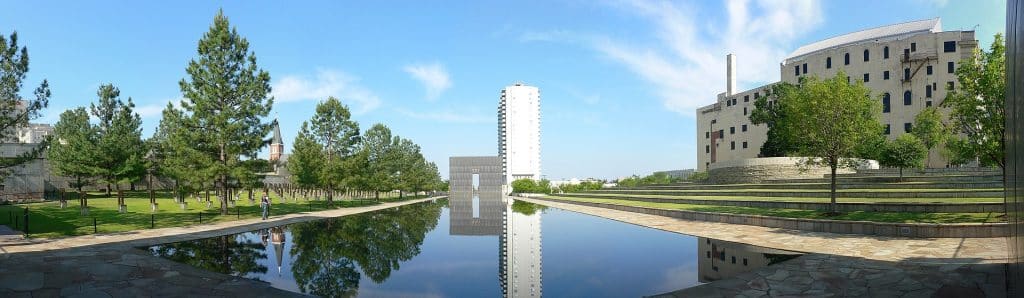 Oklahoma City National Memorial view