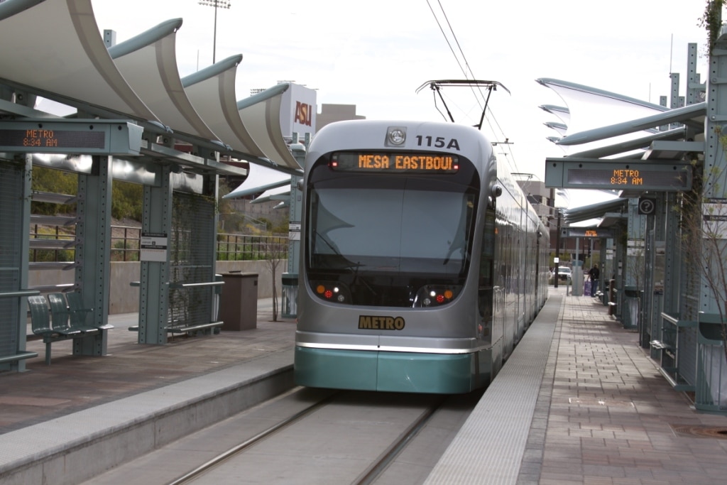 picture of Valley Metro Rail station, Phoenix transport advertising agency
