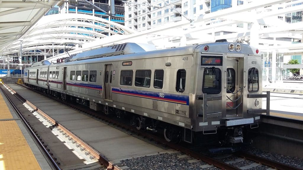 Train at Denver Union Station Metro Marketing