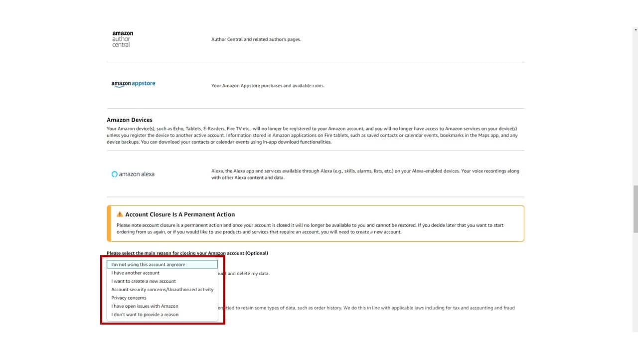 How To Delete Amazon Seller Account 3