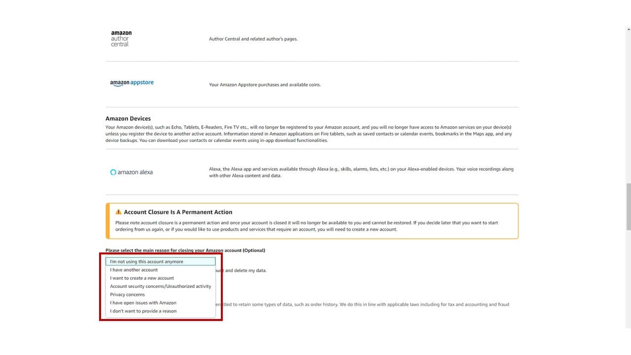How To Delete Amazon Seller Account 3