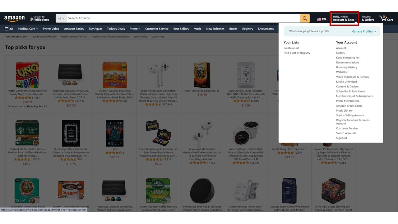 How To Make An Amazon Account 6