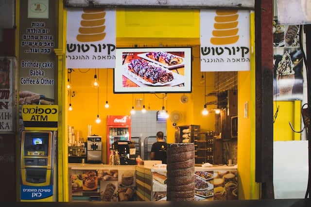 A restaurant in carmel market, Tel Aviv advertising agency
