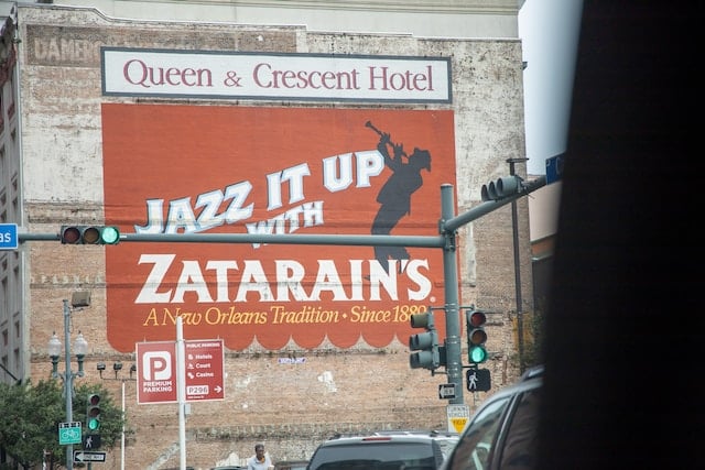 Zatarains using billboard for advertising, New Orleans advertising agency