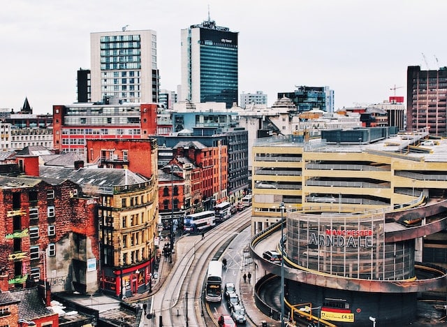 View of manchester buildings.