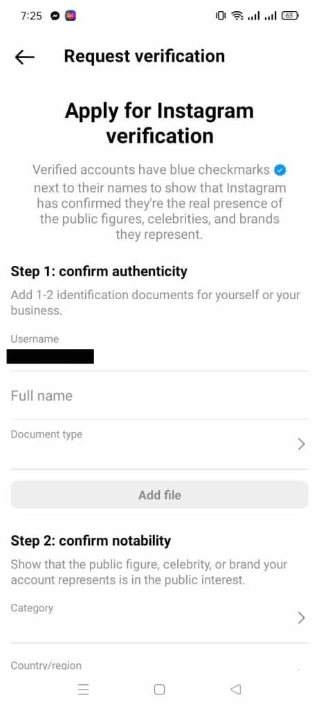 how to get verified on instagram: confirm your authenticity