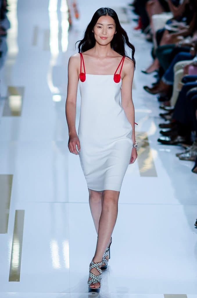 Supermodel walks the runway modeling fashions at New York Fashion Week, Fashion & Clothing Advertising Agency.