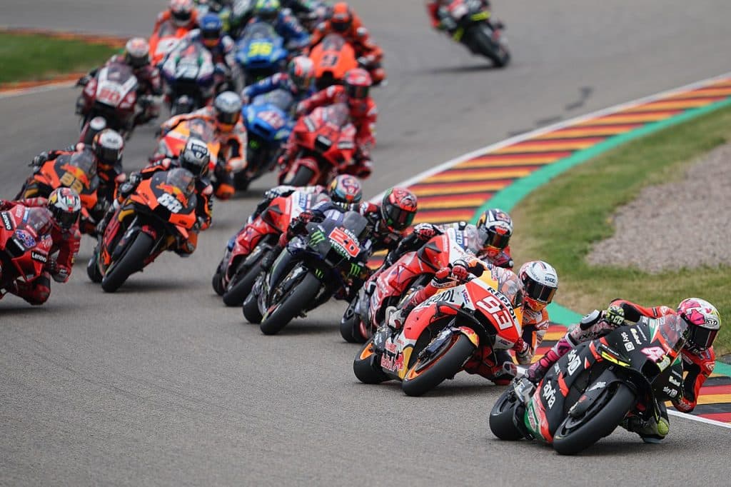 Heavy Bikes on a race track, Motorcycle Advertising Agency.