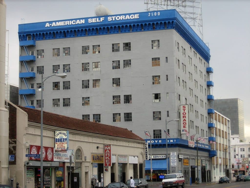 An old self storage building in USA, Self Storage Advertising Agency.