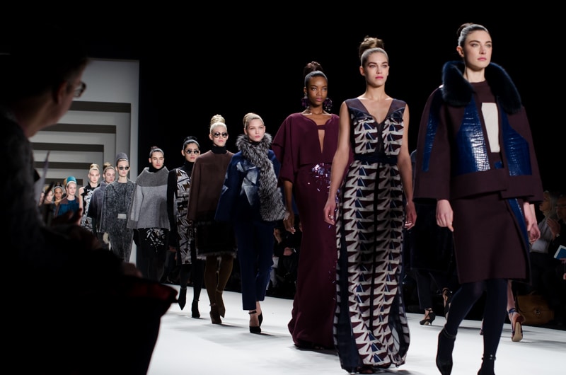 Ramp walk during New York fashion week, Fashion & Clothing Advertising Agency.
