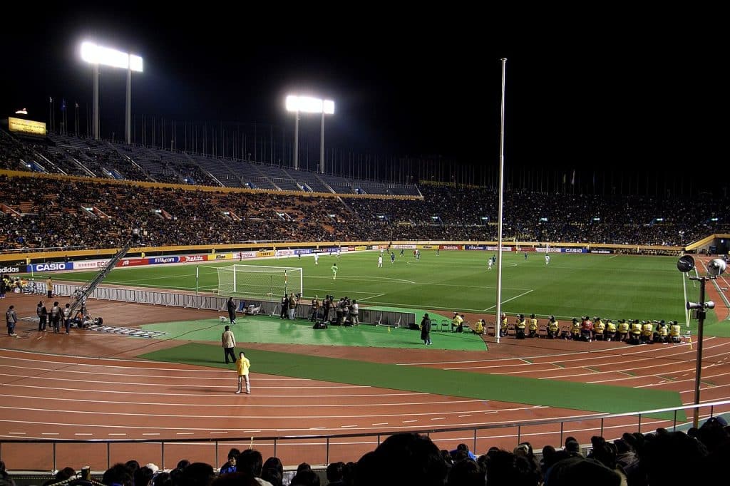 Club América (Liga MX) playing against Jeonbuk Hyundai Motors, Mexico sports advertising agency.